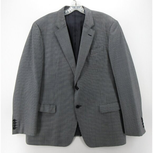 Armani Collezioni Sport Coat 44 G Line Blazer Jacket Micro Geometric